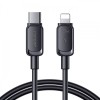 Cablu Date si Incarcare USB-C - Lightning Joyroom A14, 20W, 1.2m, Negru, Apple