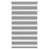 Jaluzea tip zebra, 90 x 150 cm, gri