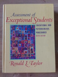 Assessment of Exceptional Students- Ronald L. Taylor
