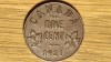 Canada - moneda de colectie bronz - 1 cent 1921 XF+ - George V - greu de gasit!, America de Nord