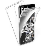 Husa compatibil cu SAMSUNG Galaxy S20 Ultra / S20 Ultra 5G 360 de grade transparenta Full Body TPU(fata +, Oem