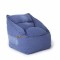 Fotoliu tip para, Big Jean Bean Bag, textil tip jolly jeans umplut cu perle polistiren, albastru