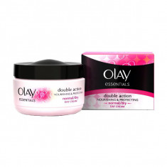 Crema De Zi pentru Ten Normal Uscat OLAY Double Action Nourishing Protecting, 50 ml foto