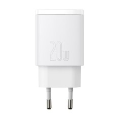 Incarcator retea Baseus Compact, Quick Charger, 20W, Alb