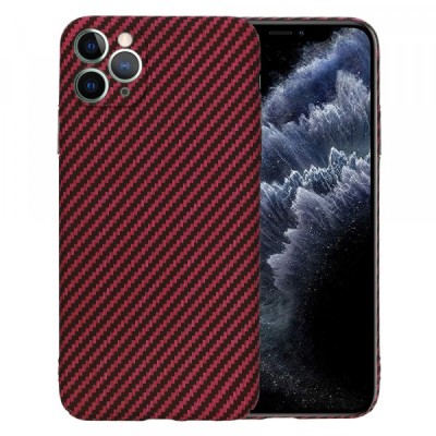 Husa pentru Apple iPhone 11 Pro Max, Techsuit, Carbonite FiberShell, Rosie foto