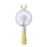 Cumpara ieftin Urechi de iepuras mini ventilator portabil portabil Electric in forma de USB perceput de racire Fan(Yellow), Oem