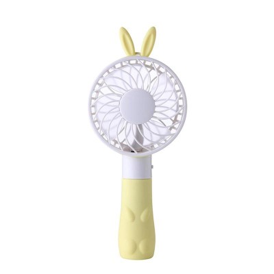 Urechi de iepuras mini ventilator portabil portabil Electric in forma de USB perceput de racire Fan(Yellow) foto