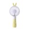 Urechi de iepuras mini ventilator portabil portabil Electric in forma de USB perceput de racire Fan(Yellow)