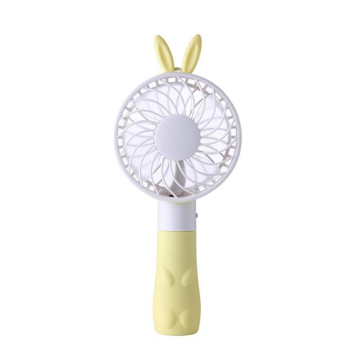 Urechi de iepuras mini ventilator portabil portabil Electric in forma de USB perceput de racire Fan(Yellow)