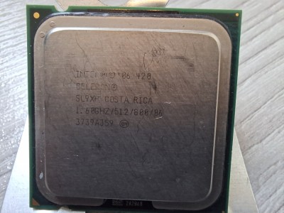 Intel celeron 420 1.6ghz foto