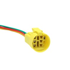 Conector cu cablu pentru buton push 22mm, 5 fire, 20cm, plug and play