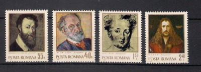 1971 - pictori, serie neuzata foto