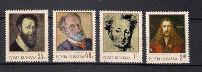 1971 - pictori, serie neuzata