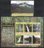 Nevis 2006-100 de ani a Serviciului Forestier al Statelor Unite, Bloc+Colita,MNH, Nestampilat