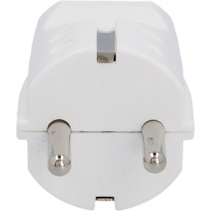 Stecker Cu Impamantare Alb Unitec 40540L