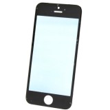 Geam Sticla cu Rama iPhone 5 Negru - Inlocuire Ecran Premium