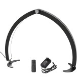 Lampa Profesionala LED Manichiura , WellLuck, Semiluna, 40 W, 320 LED-uri, Telecomanda, Pentru Saloane De Manichiura/Pedichiura