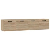 Cumpara ieftin Dulapuri TV de perete 2 buc. stejar sonoma 60x36,5x35 cm lemn