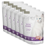 Piper Cat Sterilised hrană la plic cu carne de iepure 6 x 100 g