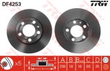 Disc Frana Fata TRW Skoda Fabia VW Polo Ventilat 239mm DF4253