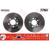 DISC FRANA FATA SKODA FABIA DF4253