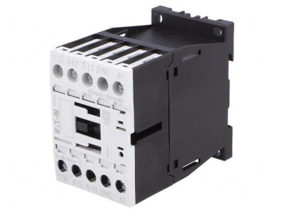Contactor 3P 230VAC 9A 690V 3 Aux NO NC foto