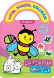 Lipim, Scriem, coloram, In natura, Carte cu autocolante, Litera