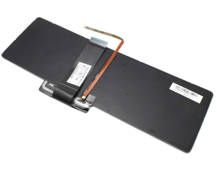 Tastatura HP Argintie Envy X360 iluminata layout UK fara rama enter mare, V140646DK1 iluminata layout UK fara