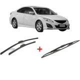 Cumpara ieftin Set 3 stergatoare MAZDA 6 Hatchback (GH) 2007-2013, pentru parbriz si luneta, Bosch Twin