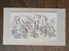 TIA PELTZ *** DESEN DE CARTE - Zambet si soare - Aurel Giroveanu, Abstract, Cerneala