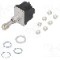 Intrerupator basculant, 3 pozitii, mod comutare (ON)-OFF-(ON), DPDT, HONEYWELL - 2TL1-7E