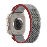 Techsuit - Watchband (W039) - Apple Watch 1/2/3/4/5/6/7/8/9/10/SE/SE 2 (38/40/41/42mm) - Red / Gray