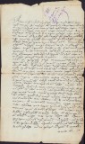 A2693N Zapis de bună &icirc;nțelegere, 1845, plasa Cobia, județul D&acirc;mbovița, limba rom&acirc;nă cu caractere chirilice