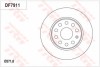 Disc frana VW TOURAN (5T1) (2015 - 2016) TRW DF7911