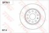 Disc frana VW EOS (1F7, 1F8) (2006 - 2016) TRW DF7911