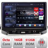 Navigatie Jeep Compass 2021- Qled 2K Octa Core 16+512 LTE 4G DSP Wifi 5Ghz android auto carplay radio gps internet kit-compass2021+EDT-E810-2K CarStor