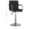 Scaun de bar, negru, material textil - 9