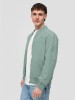 Jacheta barbati tip aviator cu buzunare oblice verde deschis, L, 2XL, XL