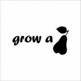 Sticker Grow Pear 10 cm