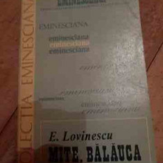 Mite Balauca 20 - Eugen Lovinescu ,528037