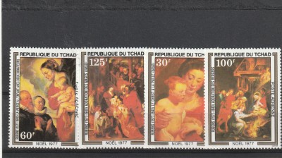 Pictura religioasa ,Craciun 1977,Ciad. foto