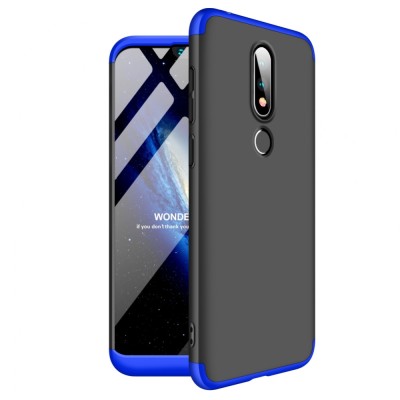 Husa NOKIA 6.1 (2018) - GKK 360 Full Cover (Albastru/Negru) foto