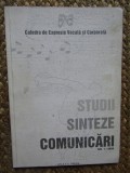 STUDII SINTEZE COMUNICARI NR 1 2005