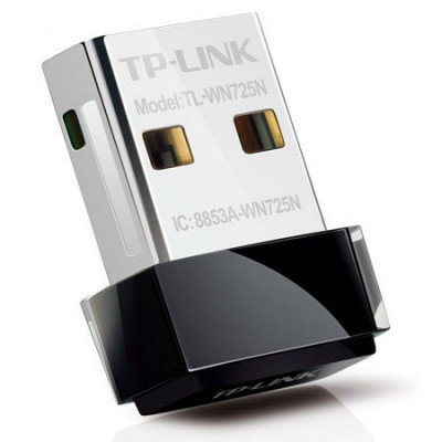 Adaptor wireless TL-WN725N TP-Link, USB 2.0, viteza 150 MB foto