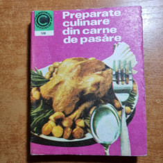 carte de bucate - preparate culinare din carne de pasare -anul 1978 - 235 retete