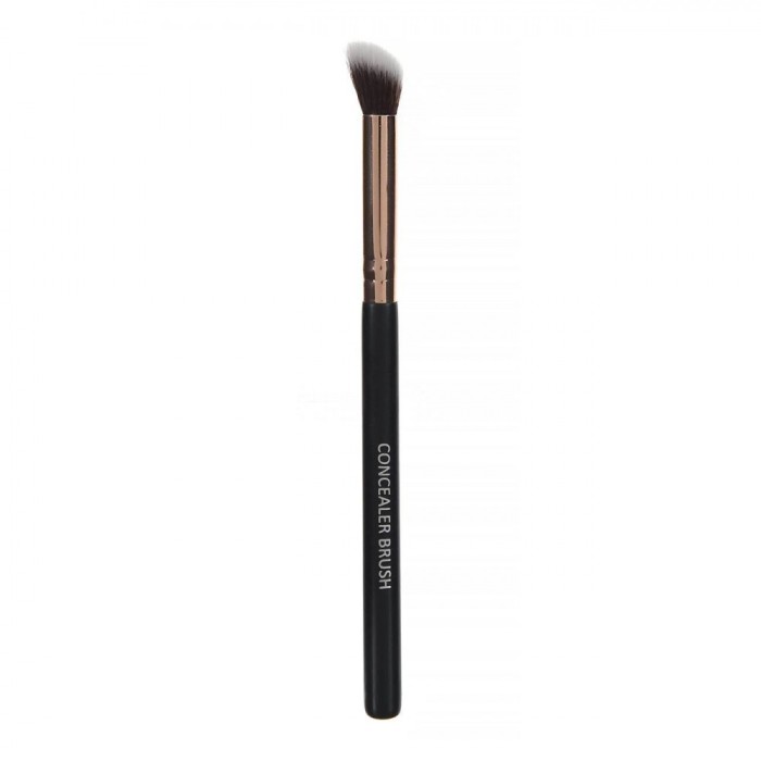 Pensulă Concealer, Profesională, Aplicare Precizie, Negru, 15cm
