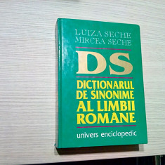 DICTIONARUL DE SINONIME AL LIMBII ROMANE - Luiza Seche - 1999, 972 p.