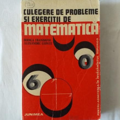 R. Trandafir A. Leonte - Culegere de probleme si exercitii de matematica