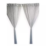 Perdea Decorativa din gama Perdele Franjurate, 3 metri x 3 metri, 1COL1 alb