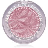 Rude Cosmetics Manga Collection Twinkle Twinkle Highlighter Pudra compacta ce ofera luminozitate culoare Sawa-Chan's Heart 4 g